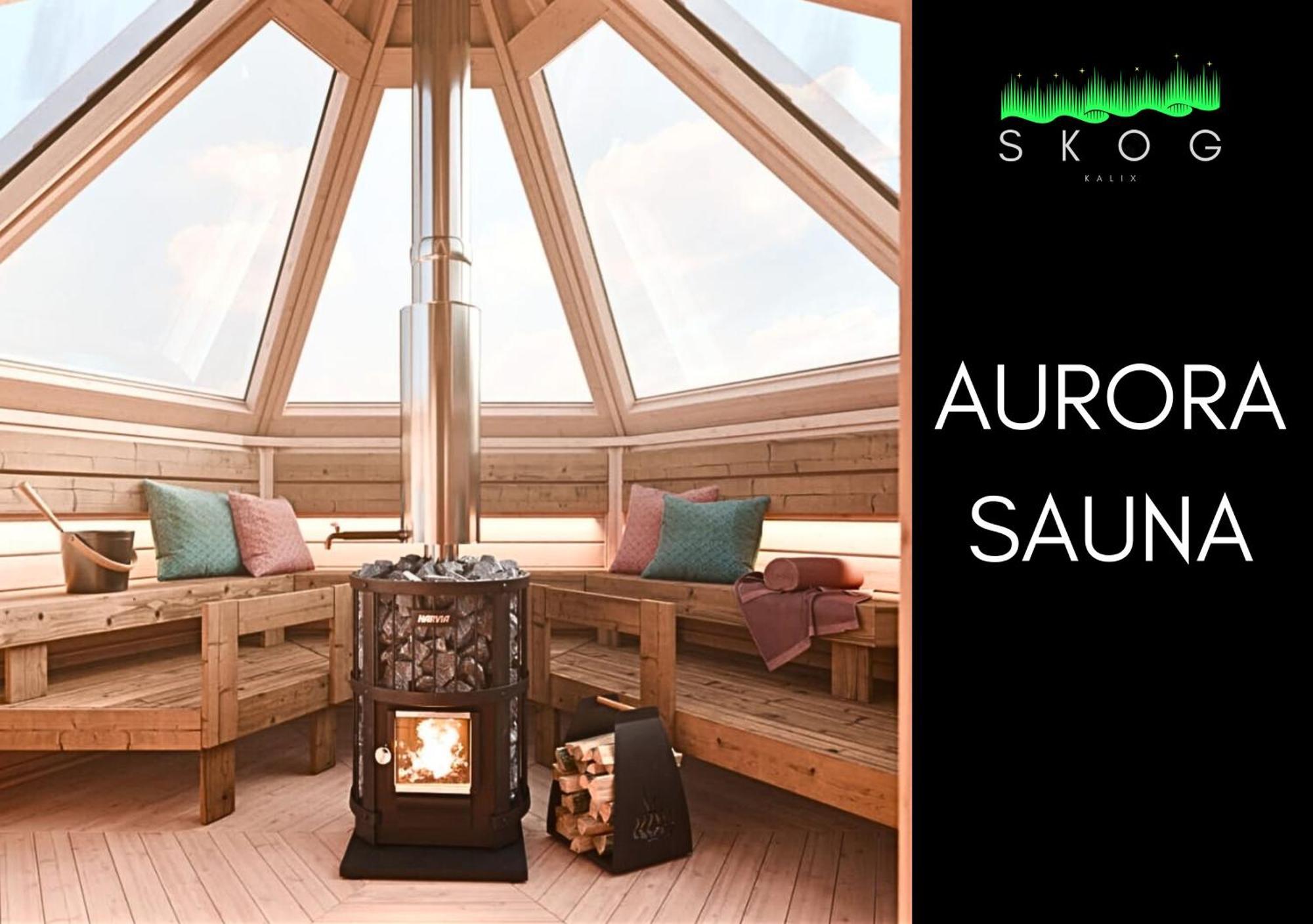 Skog Aurora Igloos Villa Kalix Eksteriør bilde