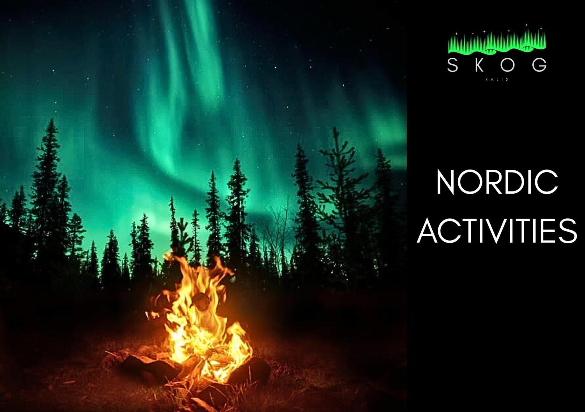 Skog Aurora Igloos Villa Kalix Eksteriør bilde